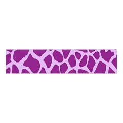 Giraffe Skin Purple Polka Velvet Scrunchie