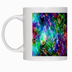 Colorful Bubble Shining Soap Rainbow White Mugs by Mariart