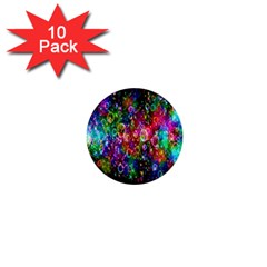 Colorful Bubble Shining Soap Rainbow 1  Mini Buttons (10 Pack)  by Mariart