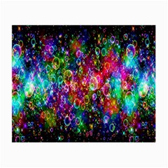 Colorful Bubble Shining Soap Rainbow Small Glasses Cloth (2-side) by Mariart