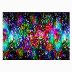 Colorful Bubble Shining Soap Rainbow Large Glasses Cloth