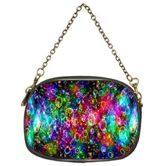 Colorful Bubble Shining Soap Rainbow Chain Purses (one Side)  by Mariart