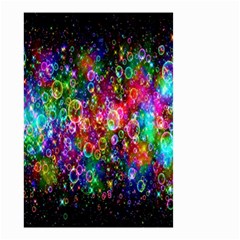 Colorful Bubble Shining Soap Rainbow Small Garden Flag (two Sides) by Mariart