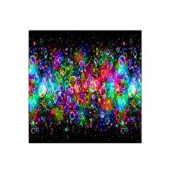 Colorful Bubble Shining Soap Rainbow Satin Bandana Scarf by Mariart