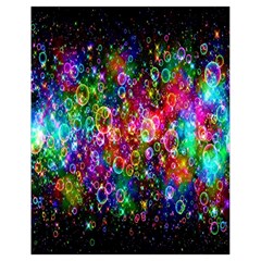 Colorful Bubble Shining Soap Rainbow Drawstring Bag (small) by Mariart