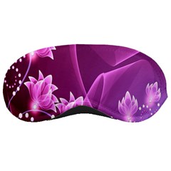 Lotus Sunflower Sakura Flower Floral Pink Purple Polka Leaf Polkadot Waves Wave Chevron Sleeping Masks by Mariart