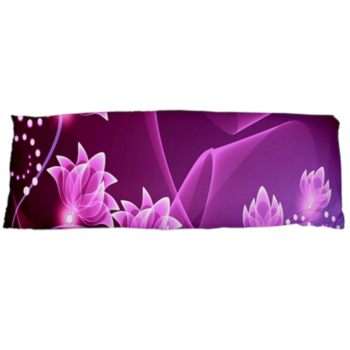 Lotus Sunflower Sakura Flower Floral Pink Purple Polka Leaf Polkadot Waves Wave Chevron Body Pillow Case (Dakimakura)