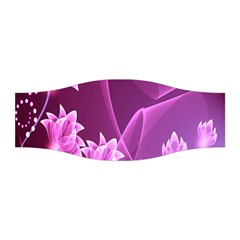 Lotus Sunflower Sakura Flower Floral Pink Purple Polka Leaf Polkadot Waves Wave Chevron Stretchable Headband by Mariart