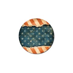 Grunge Ripped Paper Usa Flag Golf Ball Marker (4 Pack) by Mariart