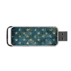 Grunge Ripped Paper Usa Flag Portable Usb Flash (two Sides) by Mariart