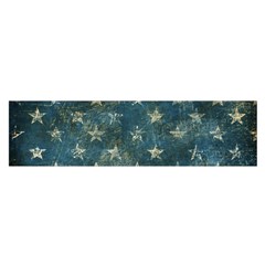 Grunge Ripped Paper Usa Flag Satin Scarf (oblong)