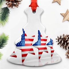 Multiple Us Flag Stars Line Slide Ornament (christmas Tree)  by Mariart