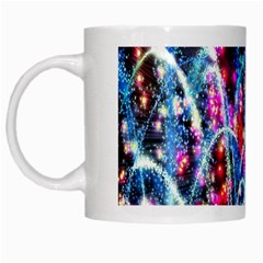 Fireworks Rainbow White Mugs