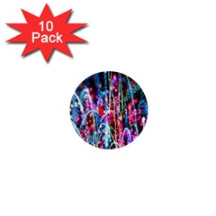 Fireworks Rainbow 1  Mini Buttons (10 Pack) 