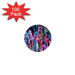 Fireworks Rainbow 1  Mini Magnets (100 pack)  Front