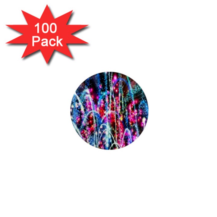 Fireworks Rainbow 1  Mini Magnets (100 pack) 