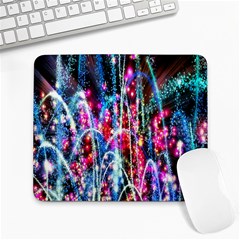 Fireworks Rainbow Large Mousepads by Mariart