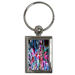 Fireworks Rainbow Key Chains (rectangle)  by Mariart