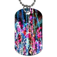 Fireworks Rainbow Dog Tag (one Side)