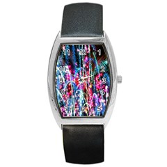 Fireworks Rainbow Barrel Style Metal Watch