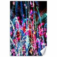 Fireworks Rainbow Canvas 24  X 36 