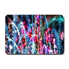 Fireworks Rainbow Small Doormat  by Mariart