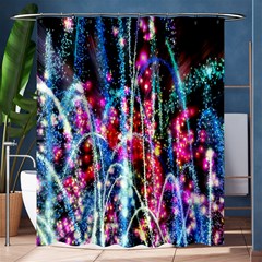 Fireworks Rainbow Shower Curtain 60  X 72  (medium)  by Mariart