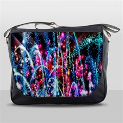 Fireworks Rainbow Messenger Bags