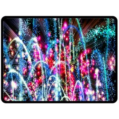 Fireworks Rainbow Double Sided Fleece Blanket (large) 