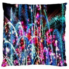 Fireworks Rainbow Standard Flano Cushion Case (one Side)