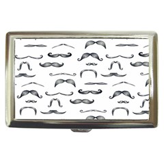 Mustache Man Black Hair Cigarette Money Cases by Mariart