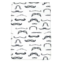 Mustache Man Black Hair Flap Covers (s) 