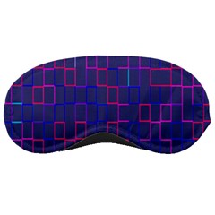 Grid Lines Square Pink Cyan Purple Blue Squares Lines Plaid Sleeping Masks by Mariart