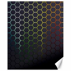 Hexagons Honeycomb Canvas 16  x 20  