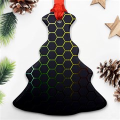 Hexagons Honeycomb Christmas Tree Ornament (two Sides) by Mariart