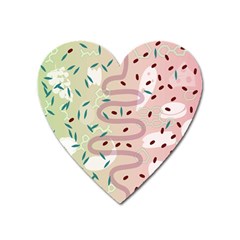 Gut Story Heart Magnet by Mariart