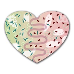 Gut Story Heart Mousepads by Mariart