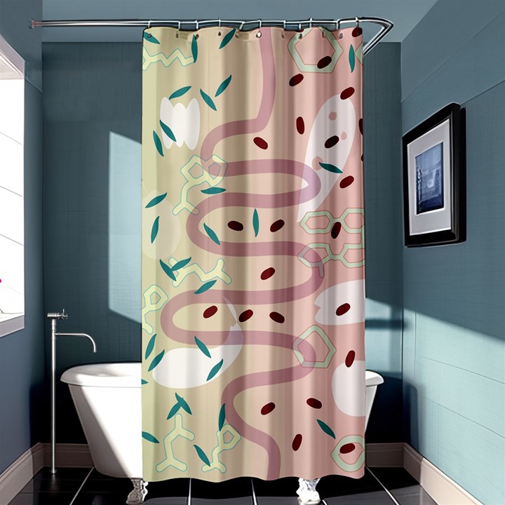 Gut Story Shower Curtain 36  x 72  (Stall) 