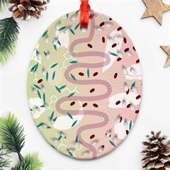 Gut Story Ornament (oval Filigree) by Mariart