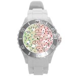 Gut Story Round Plastic Sport Watch (L) Front