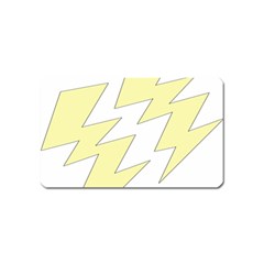 Lightning Yellow Magnet (name Card)