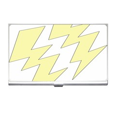 Lightning Yellow Business Card Holders by Mariart