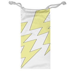 Lightning Yellow Jewelry Bag by Mariart