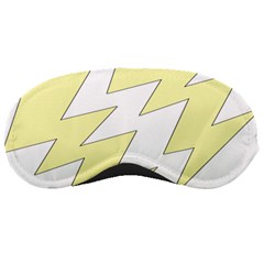 Lightning Yellow Sleeping Masks by Mariart