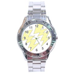 Lightning Yellow Stainless Steel Analogue Watch by Mariart