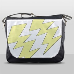 Lightning Yellow Messenger Bags by Mariart