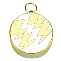 Lightning Yellow Gold Compasses by Mariart