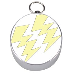 Lightning Yellow Silver Compasses