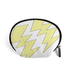 Lightning Yellow Accessory Pouches (small)  by Mariart