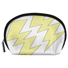 Lightning Yellow Accessory Pouches (large)  by Mariart